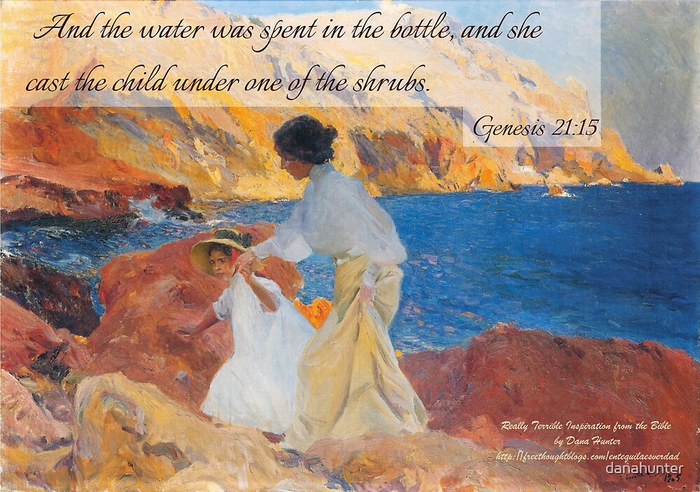 Genesis 21:15 with Joaquín Sorolla‘s 