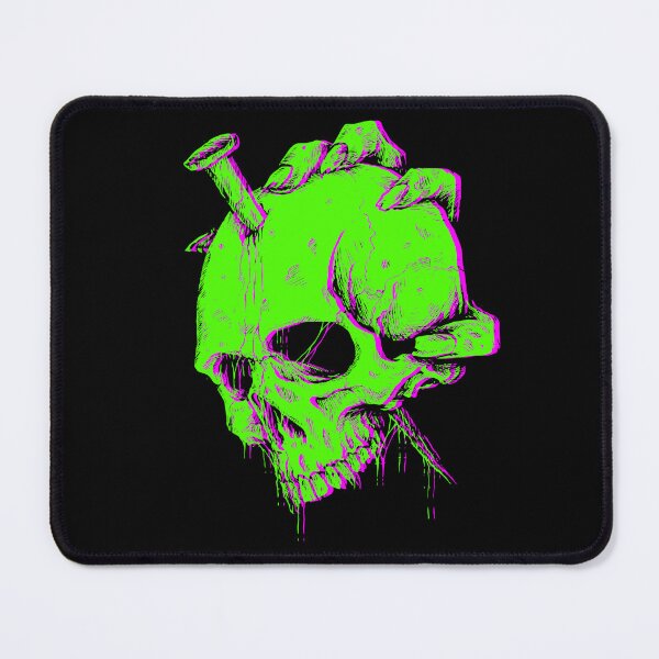 Item preview, Glitch Skull Cyberpunk designed and sold by Ikaroots.
