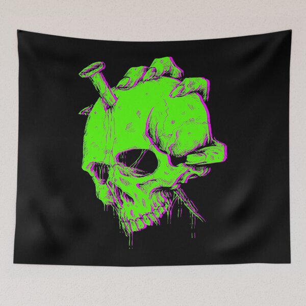 Item preview, Glitch Skull Cyberpunk designed and sold by Ikaroots.