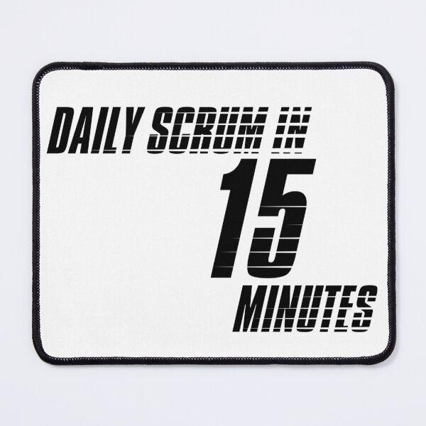 Item preview, Daily Scrum in 15 Minutes designed and sold by Agile Whimsy.