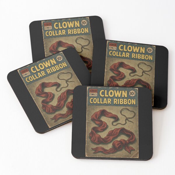 Item preview, Horror Ephemera Cover: Clown collar ribbon designed and sold by bapupa.