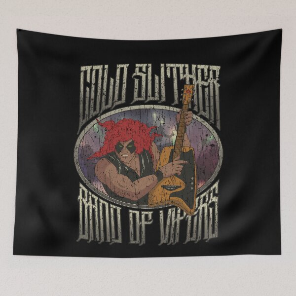 Item preview, Retro 80s Glam Metal Co.ld S.lit.her Energy Inspired Artwork designed and sold by BrianaLarson.