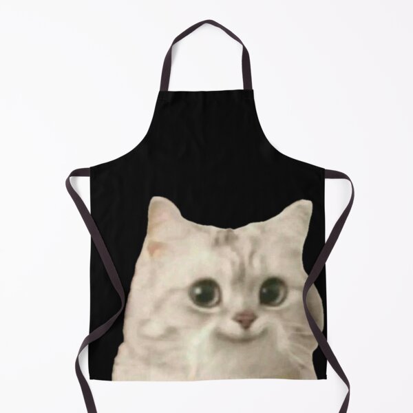 Item preview, Smiling Cat on Black Background designed and sold by serenddy.