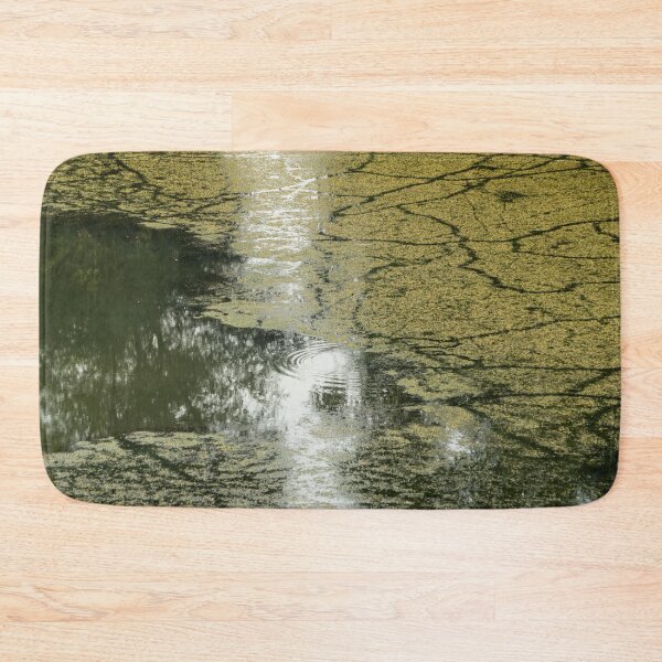 Item preview, Duck Tracks Natural Abstract on Aquatic Plants designed and sold by Georgia Mizuleva.