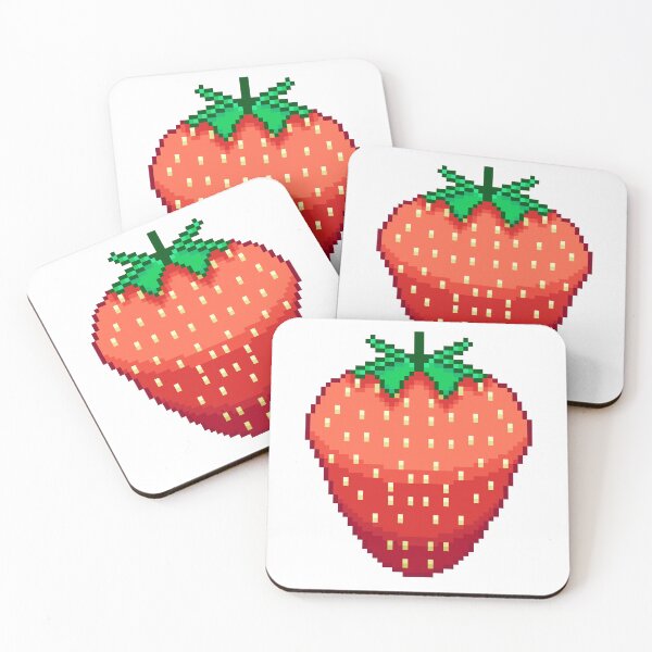 Item preview, A delicious pixelart strawberry designed and sold by CyberphnxArtz.