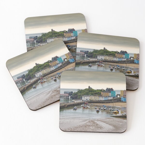 Item preview, North Beach and Harbour of Tenby in Pembrokeshire in Wales UK designed and sold by John Gilham - Landscape Photography.