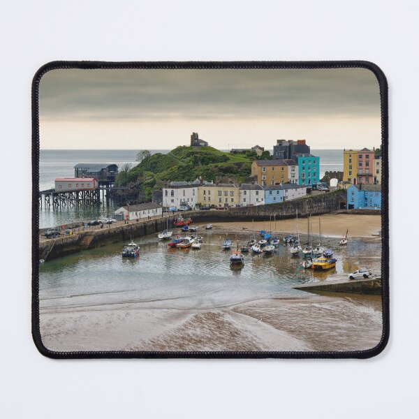 Item preview, North Beach and Harbour of Tenby in Pembrokeshire in Wales UK designed and sold by John Gilham - Landscape Photography.