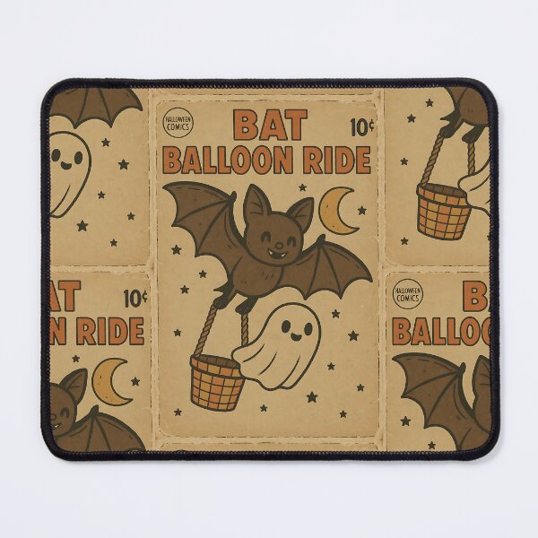 Item preview, Spooky Cute Halloween: Bat balloon ride designed and sold by bapupa.