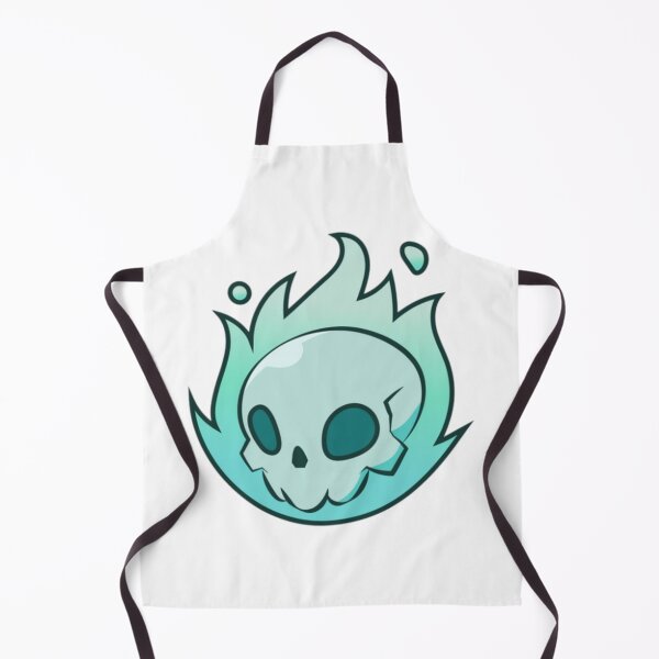 Item preview, Blue Fire Skull designed and sold by kyokyyosei.