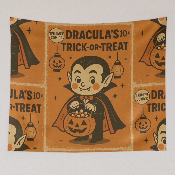 Item preview, Spooky Cute Halloween: Dracula’s trick-or-treat designed and sold by bapupa.