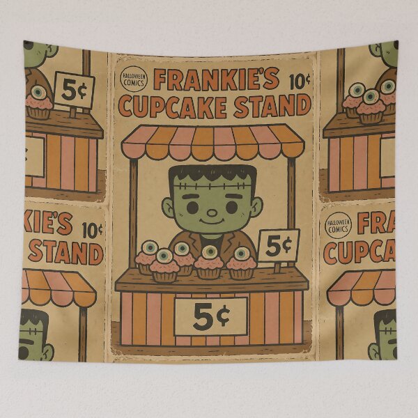 Item preview, Spooky Cute Halloween: Frankie’s cupcake stand designed and sold by bapupa.