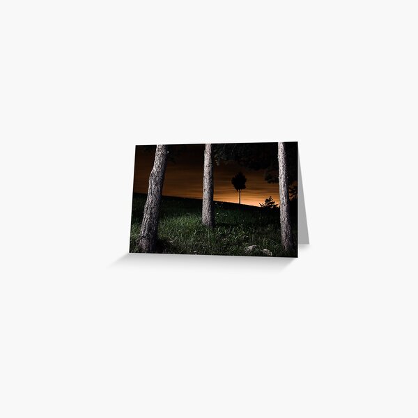 landscape before midnight 4 Greeting Card