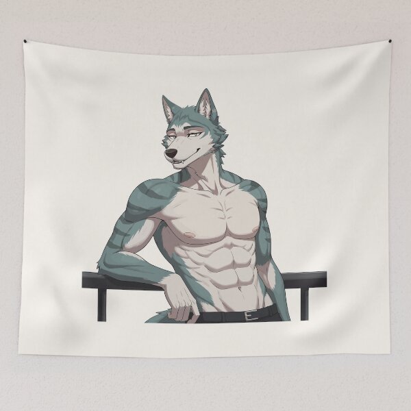 Item preview, Legoshi Wolf Beastars Anime Design – Kawaii Manga Style designed and sold by StudioJohan.