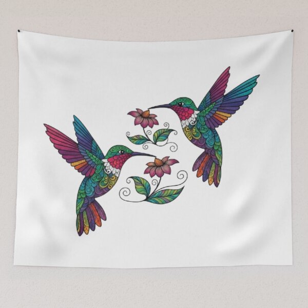 Item preview, Beautiful natural colored hummingbirds designed and sold by PP&RAINBOW SHOP.