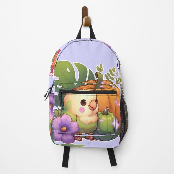 Item preview, Autumn Pumpkin Parrot – Cute Tropical Fall Bird Illustration designed and sold by Sugar Wisdom .