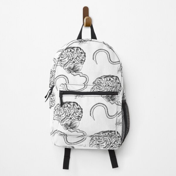 Item preview, Surreal Brain Anatomy - Black and White Ink Drawing designed and sold by GTeoArt.