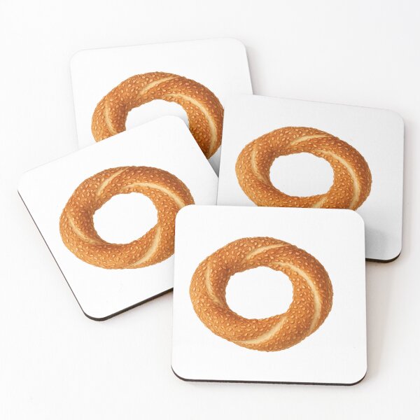 Item preview, Golden Turkish bagel Simit on a transparent background designed and sold by Pacika.