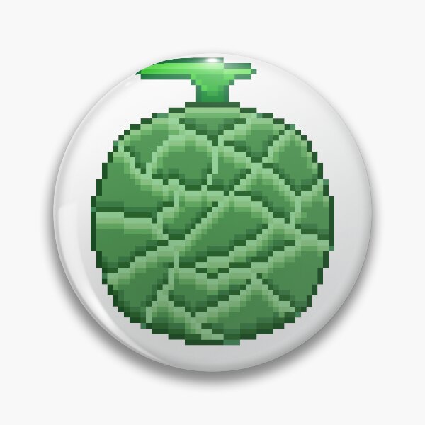 Item preview, A delicious pixelart Green Nutmeg Melon designed and sold by CyberphnxArtz.