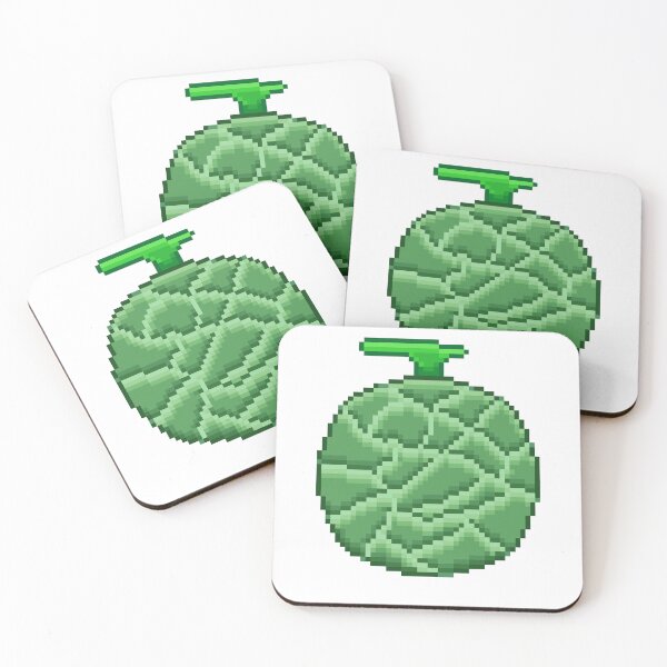 Item preview, A delicious pixelart Green Nutmeg Melon designed and sold by CyberphnxArtz.