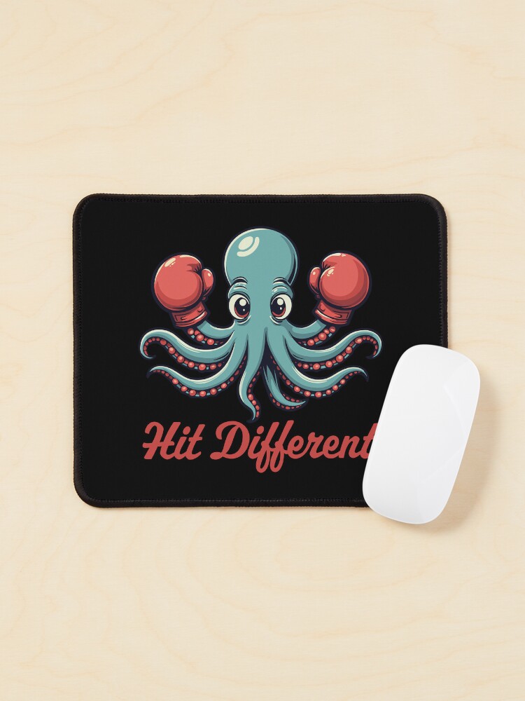 Thumbnail 1 of 5, Mouse Pad, Hit Different designed and sold by PaulSDesign.