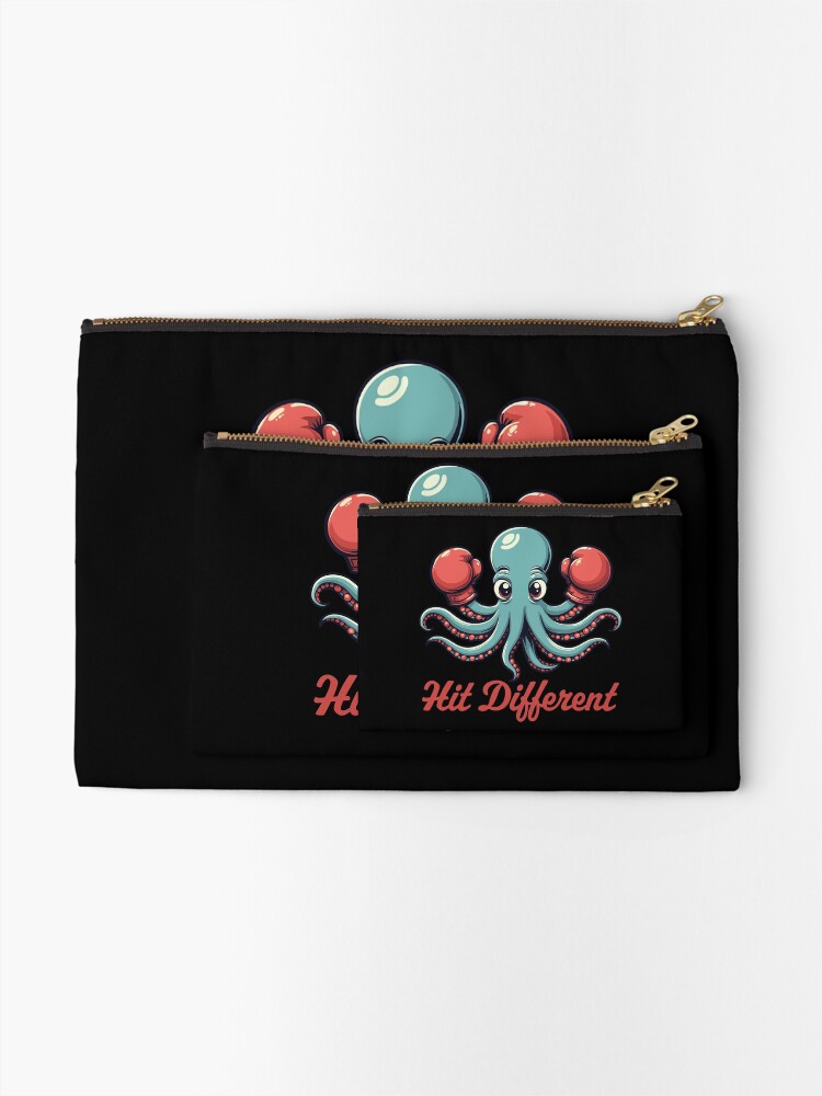 Thumbnail 2 of 4, Zipper Pouch, Hit Different designed and sold by PaulSDesign.