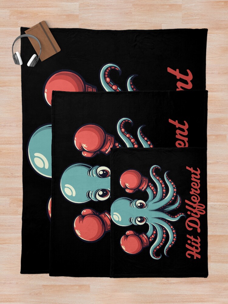 Thumbnail 5 of 6, Throw Blanket, Hit Different designed and sold by PaulSDesign.