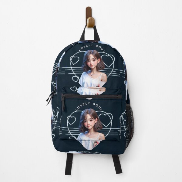 Item preview, Lovely Soul – Cute Anime Aesthetic Girl Art designed and sold by Veradion .