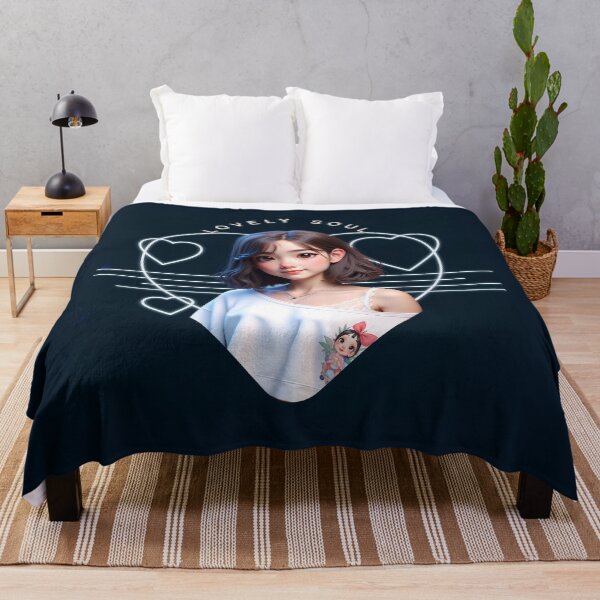Item preview, Lovely Soul – Cute Anime Aesthetic Girl Art designed and sold by Veradion .