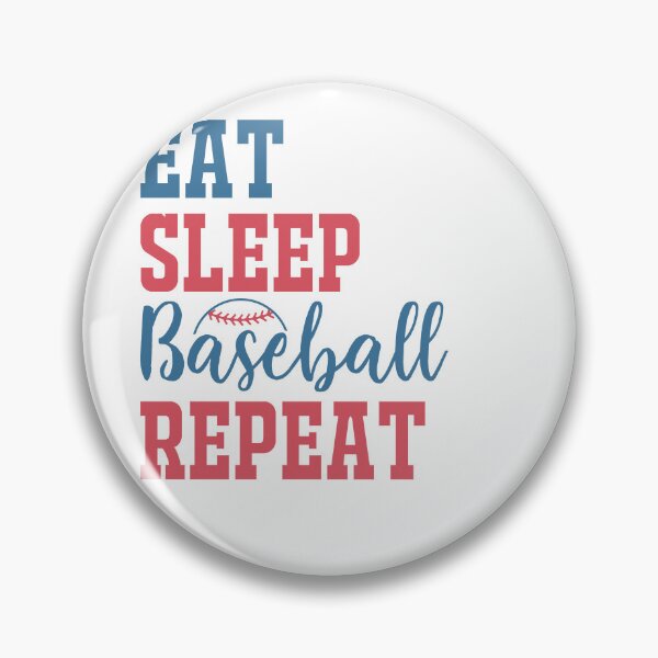 Artikelvorschau, Eat Sleep Baseball Repeat – Lebensstil für Baseball-Fans entworfen und verkauft von artcultreone.