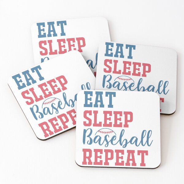 Artikelvorschau, Eat Sleep Baseball Repeat – Lebensstil für Baseball-Fans entworfen und verkauft von artcultreone.