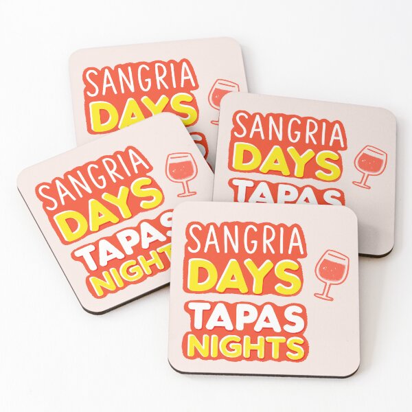 Item preview, Sangria Days Tapas Nights Spanish Food Art designed and sold by kacperartdesign.