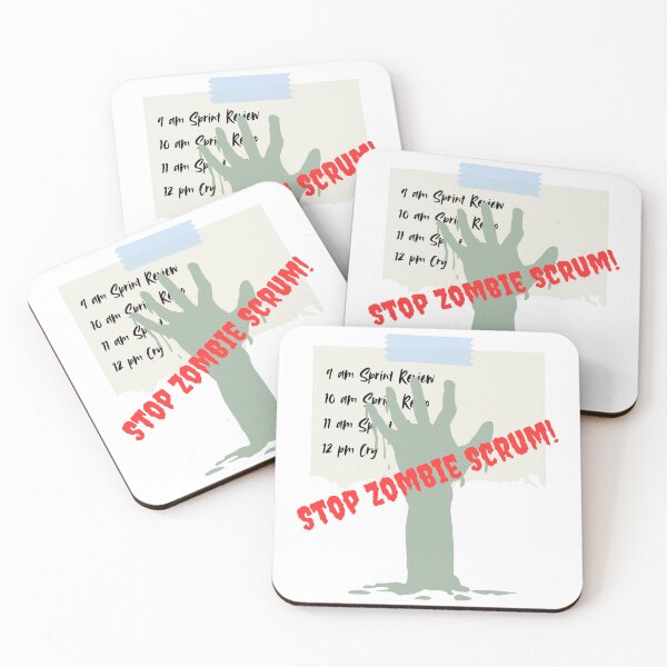 Item preview, Stop Zombie Scrum designed and sold by Agile Whimsy.