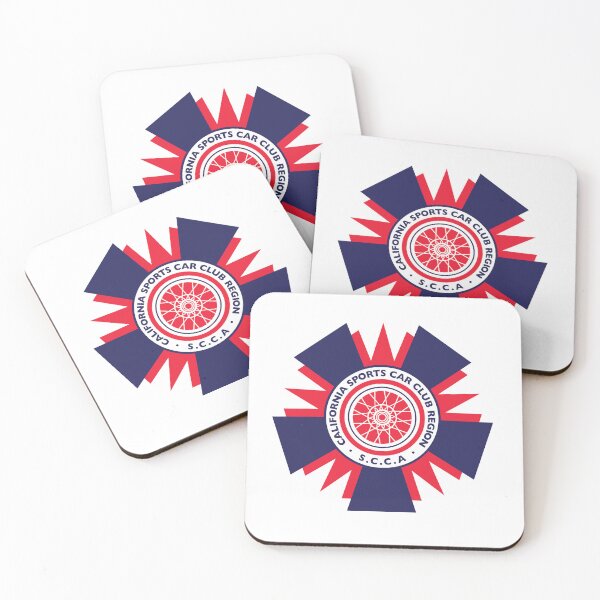 Item preview, SCCA (Sports Car Club of America) California region vintage emblem - colour print designed and sold by retropetrol.