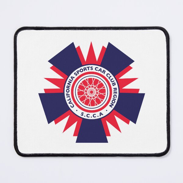 Item preview, SCCA (Sports Car Club of America) California region vintage emblem - colour print designed and sold by retropetrol.