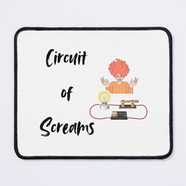 Item preview, Spooky Circuit of Screams Halloween Engineering Pun designed and sold by ThePungineer.