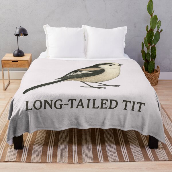 Item preview, Long‑Tailed Tit – Vintage Field Guide Style Bird Illustration for Nature Lovers & Forest School designed and sold by The Digital Compass.