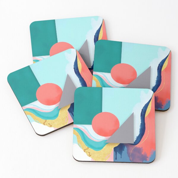 Item preview, Abstract Geometry with Gold Accents designed and sold by Ombrya.