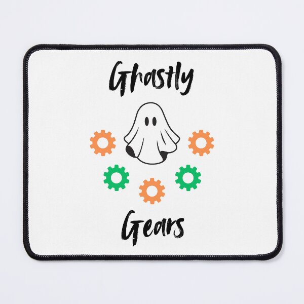 Item preview, Ghastly Gears Mechanical Engineering Halloween Pun designed and sold by ThePungineer.