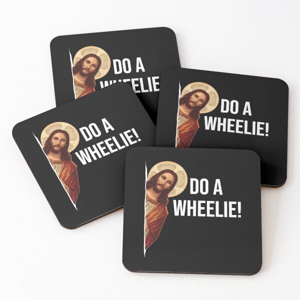 Item preview, Jesus Meme DO A WHEELIE! designed and sold by Beltschazar.