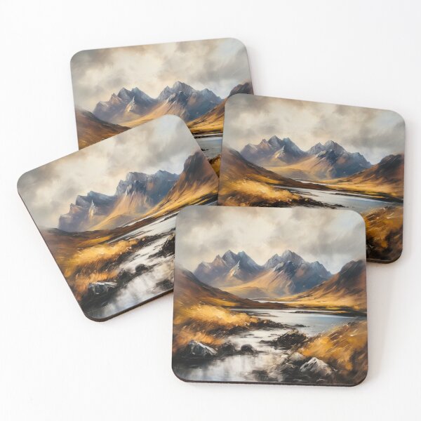 Item preview, Cuillin mountain range designed and sold by Island Art Studios.
