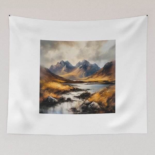 Item preview, Cuillin mountain range designed and sold by Island Art Studios.