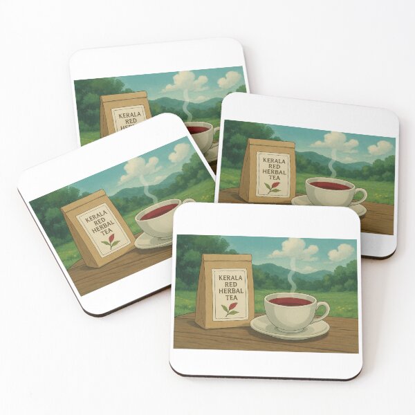 Item preview, Kerala Red Herbal Tea with Mountain View designed and sold by princessadalin.