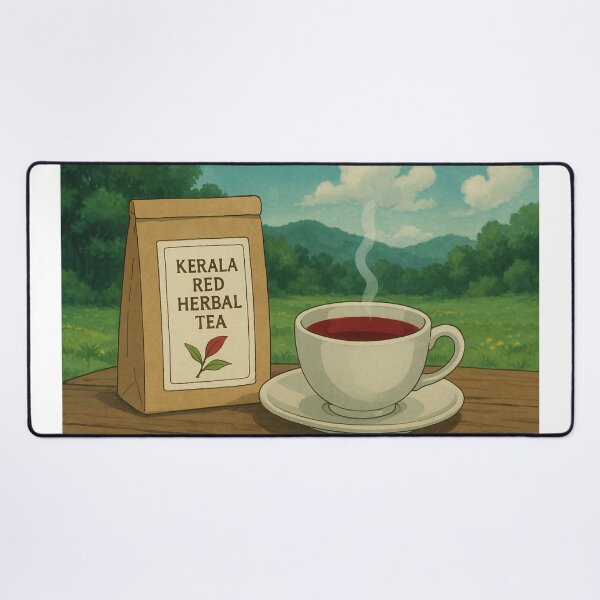 Item preview, Kerala Red Herbal Tea with Mountain View designed and sold by princessadalin.
