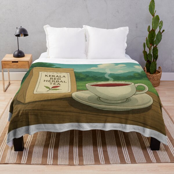 Item preview, Kerala Red Herbal Tea with Mountain View designed and sold by princessadalin.