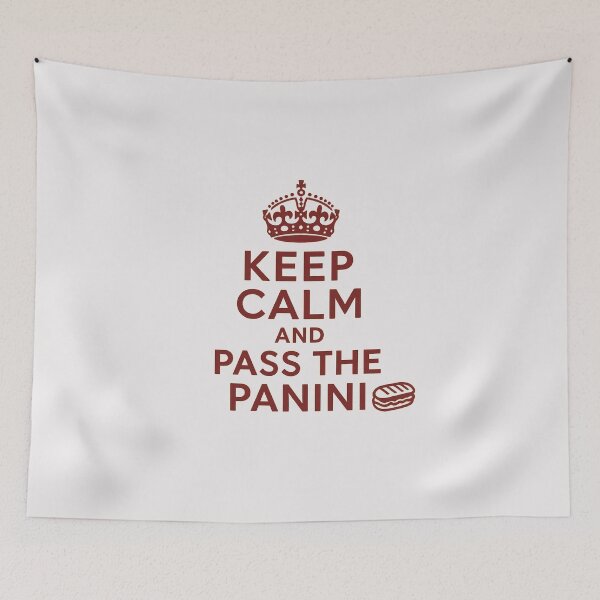Item preview, Keep Calm and Pass the Panini – Royal Meme Parody designed and sold by Bratak.
