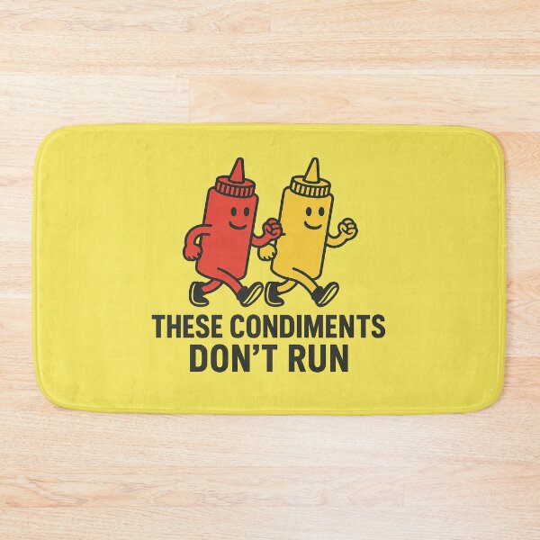 Item preview, These Condiments Don’t Run – Ketchup & Mustard March designed and sold by Bratak.