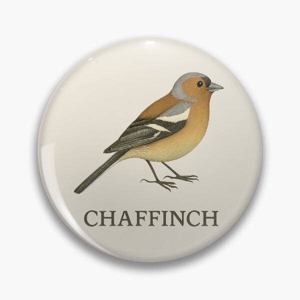 Item preview, Chaffinch – Vintage Field Guide Style Bird Illustration for Nature Lovers & Forest School designed and sold by The Digital Compass.