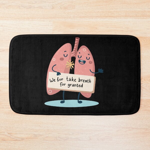 Item preview, We Don’t Take Breath for Granted – Respiratory Therapist Quote designed and sold by VividOrganica.