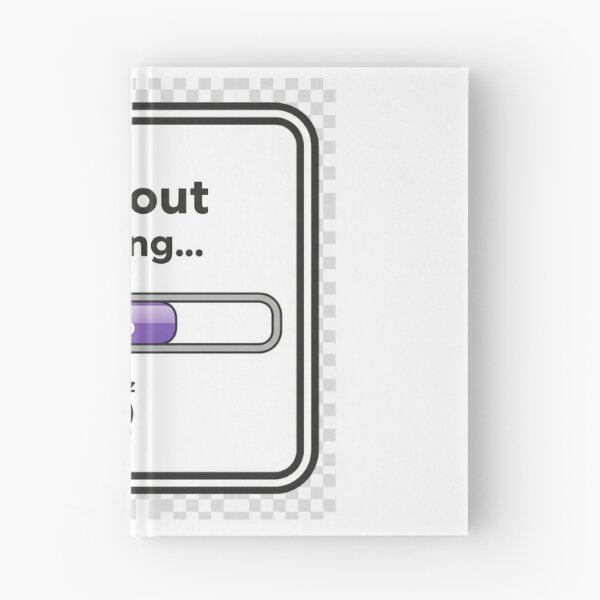 Item preview, Burnout Loading Sticker | Funny Mental Health & Work Life Balance designed and sold by Mojo Creations Studio.