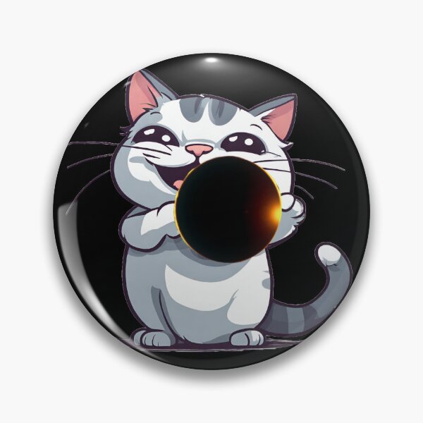 Artikelvorschau, Katze hält eine Sonnenfinsternis – Cosmic Cat Art entworfen und verkauft von Jho251981.